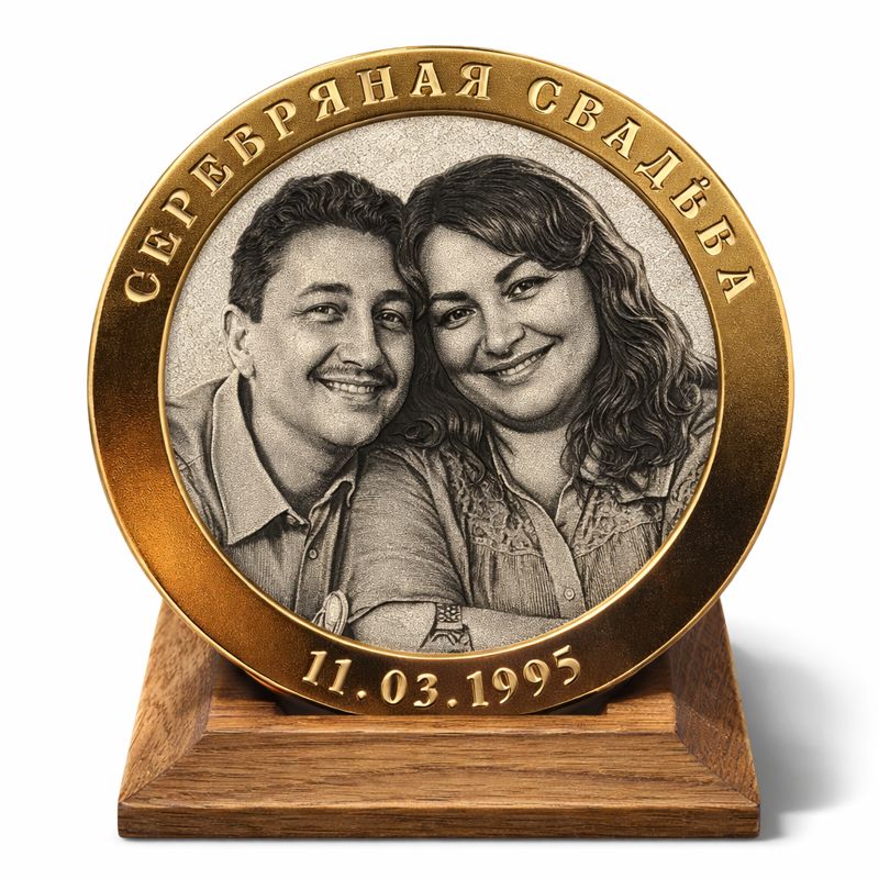 медаль на годовщину свадьбы