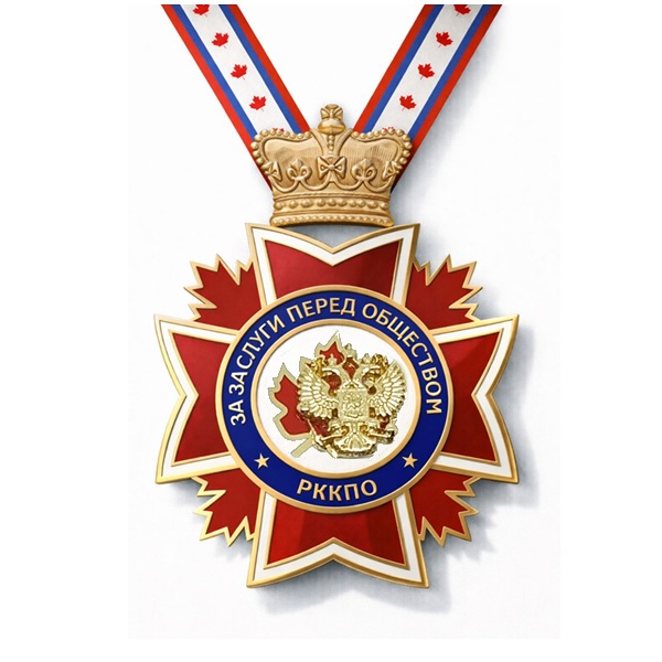 Наградной знак РОССИЙСКОГО ДОМА В КАНАДЕ